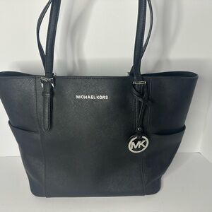 Michael Kors Jet Set Black Tote